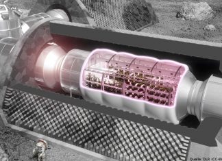 Gewächshauskonzept für den Einsatz auf Mond und Mars: Die Wissenschaftler des EDEN-ISS-Projekts haben als Ergebnis ihrer Forschungen ein neues Designkonzept für ein Weltraumgewächshaus entworfen. Dieses Gewächshaus ist für einen Start mit einer Falcon 9-Rakete konzipiert und entfaltbar, um mit ausreichend Raum auf Mond und Mars Nahrung für die Astronauten bereitzustellen. Die Anbaufläche beträgt rund 30 Quadratmeter.
