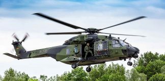 NH90 Instandhaltung durch Airbus und Elbe Flugzeugwerke