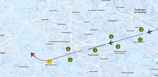 TraVis hilft Flughafen Stuttgart bei Lärmimmission