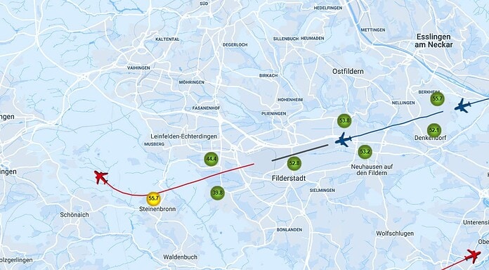 TraVis hilft Flughafen Stuttgart bei Lärmimmission