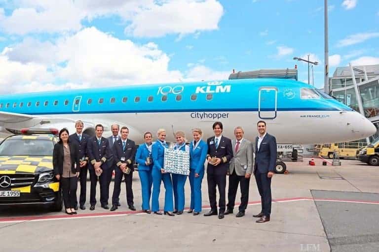 KLM feiert 100. Geburtstag und erste Fokker in Nürnberg