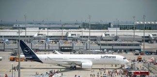 Lufthansa am Flughafen München