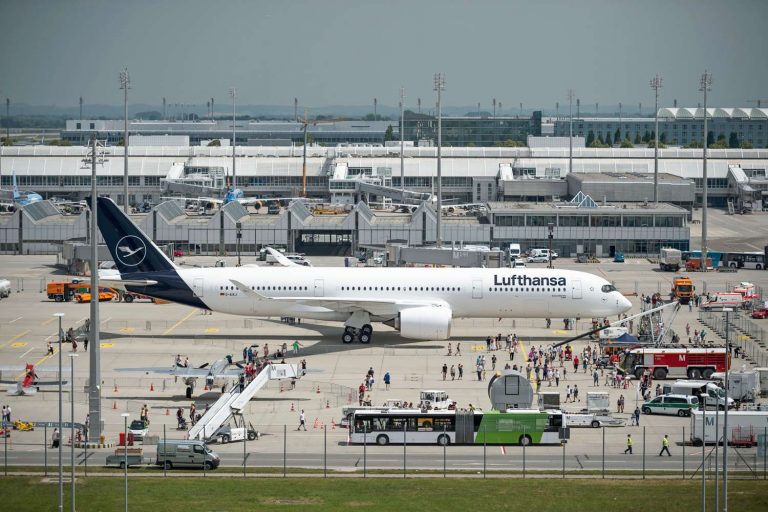 Lufthansa am Flughafen München