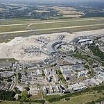Flughafen Düsseldorf Luftaufnahme