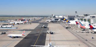 Fraport Vorfeld mit Taxiway