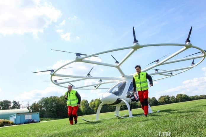 Volocopter für Rettungsflüge im Test der Luftrettung