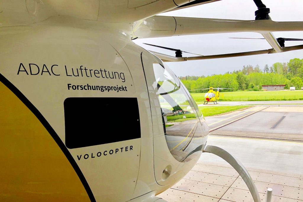 Volocopter für Rettungsflüge im Test der Luftrettung