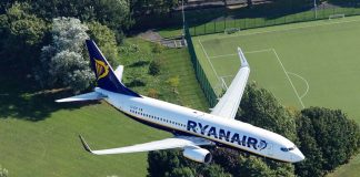 Ryanair fliegt mit 67g CO2 pro Personenkilometer