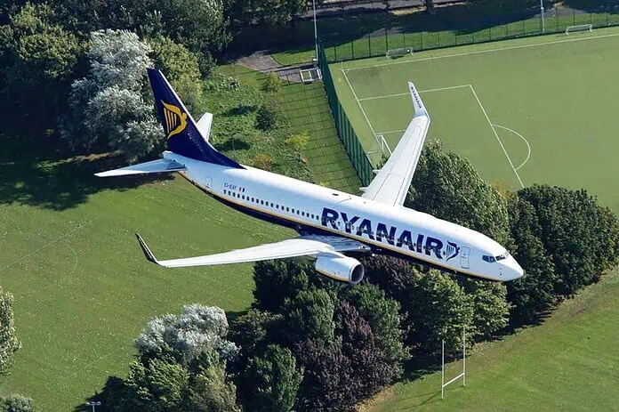 Ryanair fliegt mit 67g CO2 pro Personenkilometer