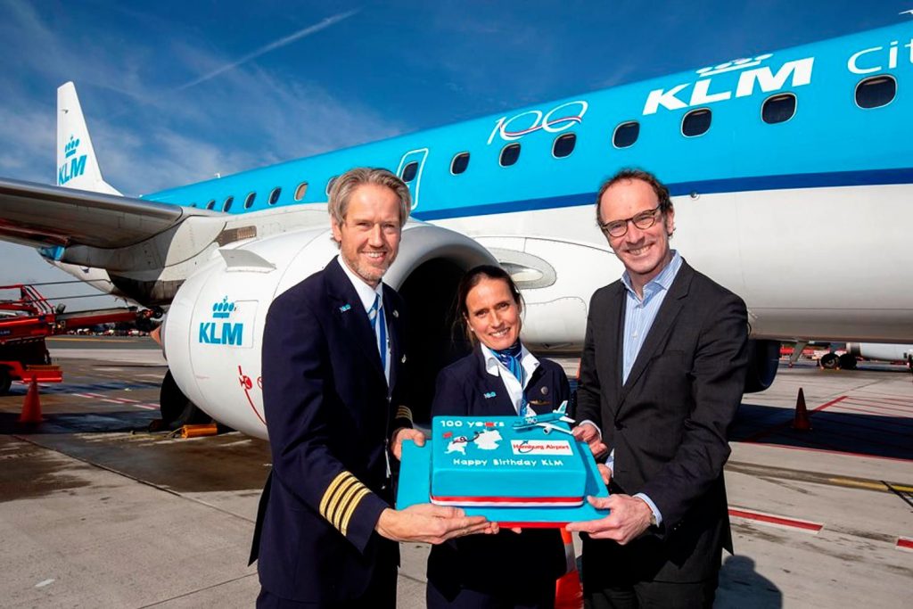 KLM Royal Dutch Airlines wird 100 Jahre alt.