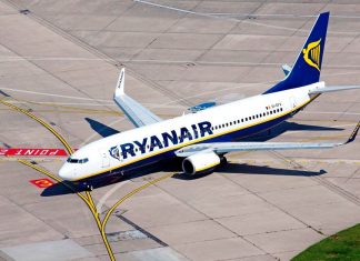 Ryanair biete Billigflüge von Mailand und Berlin nach Tallinn