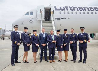 Lufthansa nennt ihren ersten Airbus A321neo "Aachen"