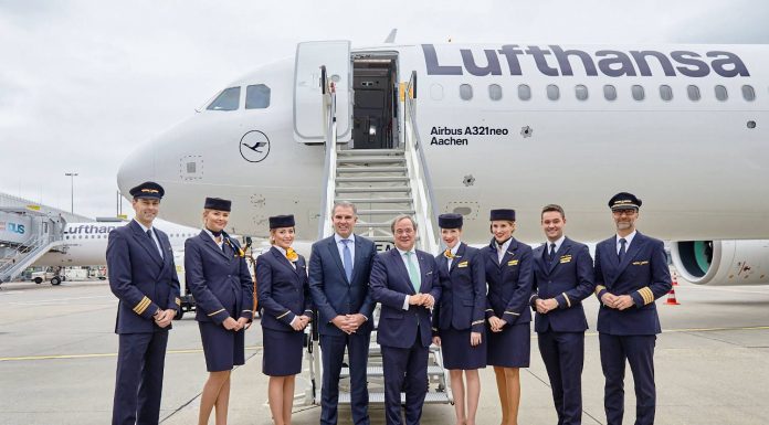Lufthansa nennt ihren ersten Airbus A321neo „Aachen“ Lufthansa nennt ihren ersten Airbus A321neo "Aachen"