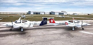 Lufthansa Aviation Training flottet neue Diamond DA42 ein