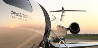 Ruag holte Business Jet Embraer Praetor in Brasilien ab