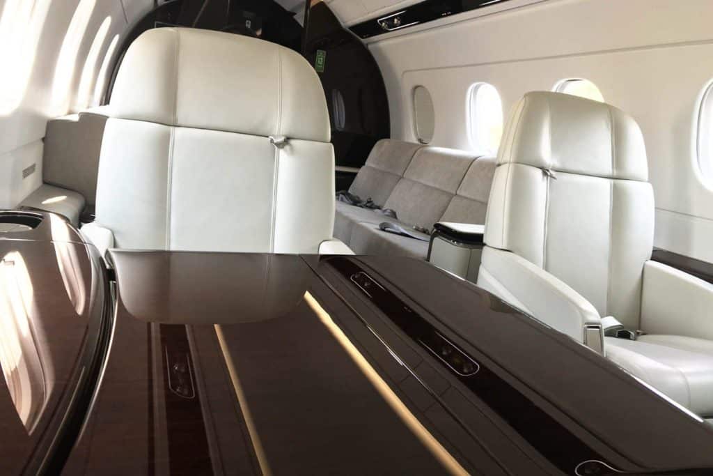 Business Jet Embraer Praetor Innenkabine