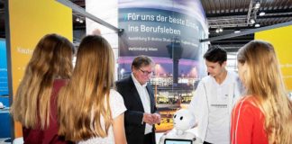 Ausbildungsmesse "Berufsfit" am Flughafen München