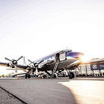 Douglas DC-6 zu Besuch am Flughafen Friedrichshafen Douglas DC-6 zu Besuch am Flughafen Firiedrichshafen