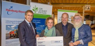 Flughafen Gepäckversteigerung für Loki Schmidt Stiftung