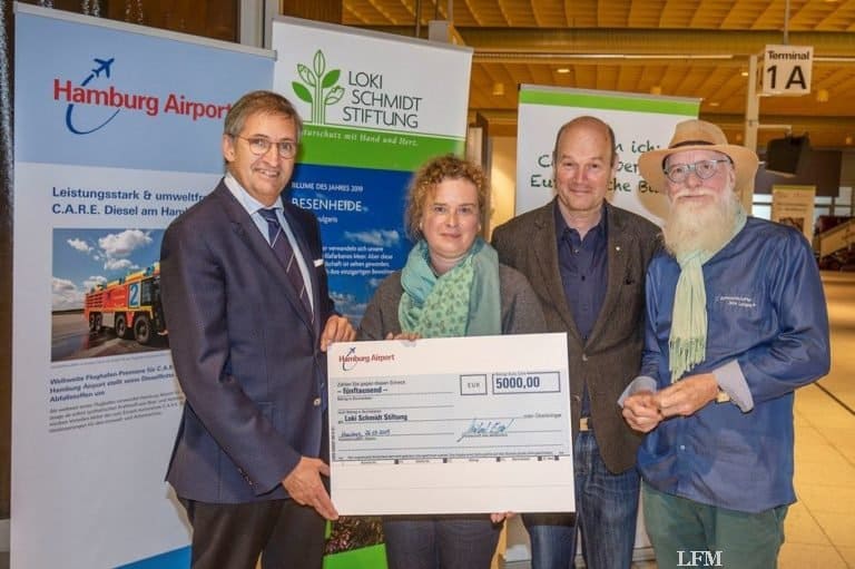 Flughafen Gepäckversteigerung für Loki Schmidt Stiftung