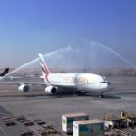 Emirates Airbus A380 fliegt drei Klassen nach Kairo