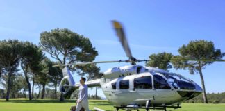 Airbus Business-Helis ACJ319 und ACH145 auf der NBAA