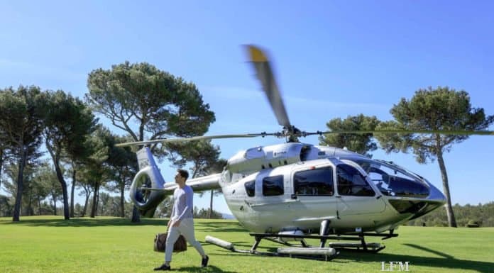 Airbus Business-Helis ACJ319 und ACH145 auf der NBAA