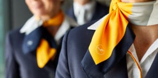 Lufthansa Kabinenmitarbeiterinnen