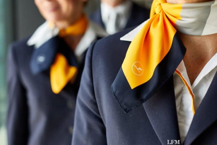 Lufthansa Kabinenmitarbeiterinnen
