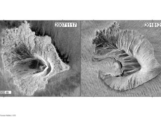 Krakatau Vulkan, Indonesien