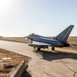 Deutsche Eurofighter Kampfflugzeuge bei der "Blue Flag" Übung in Israel