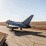 Deutsche Eurofighter Kampfflugzeuge bei der "Blue Flag" Übung in Israel