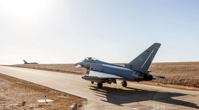 „Blue Flag“: Luftwaffe sendet Eurofighter nach Israel Deutsche Eurofighter Kampfflugzeuge bei der "Blue Flag" Übung in Israel