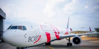 Pink Plane: Delta setzt Boeing 767-400ER für BCRF ein