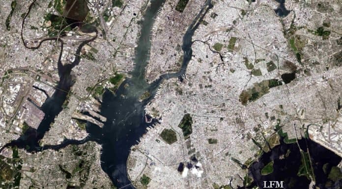 ESA-Programm: Erdbeobachtung per Radarsatellit New York City, aus dem Weltall gesehen