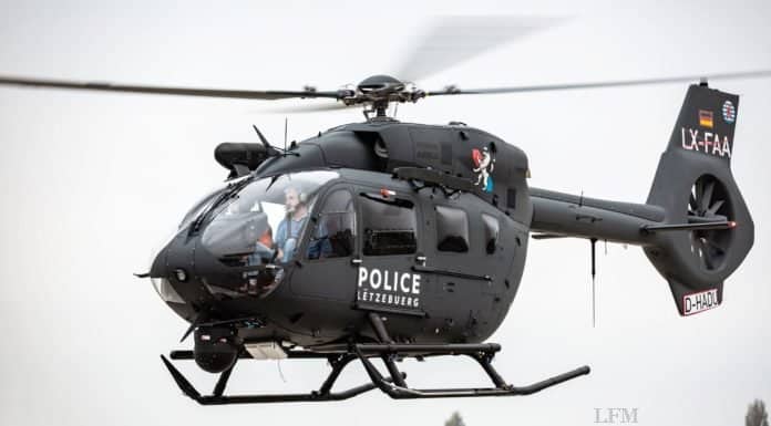 Kampfhubschrauber H145M in Luxemburg eingeflogen Kampfhubschrauber H145M in Luxemburg eingeflogen