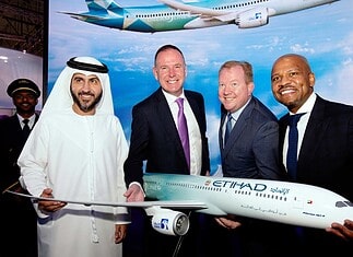 Ein extra gekennzeichneter Dreamliner soll als fliegendes Labor dienen und ab nächstem Jahr in regulären Passagierflügen von Etihad Airways eingesetzt werden.