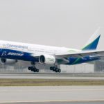 Boeing 777 ecoDemonstrator aus Seattle zu Besuch in Frankfurt