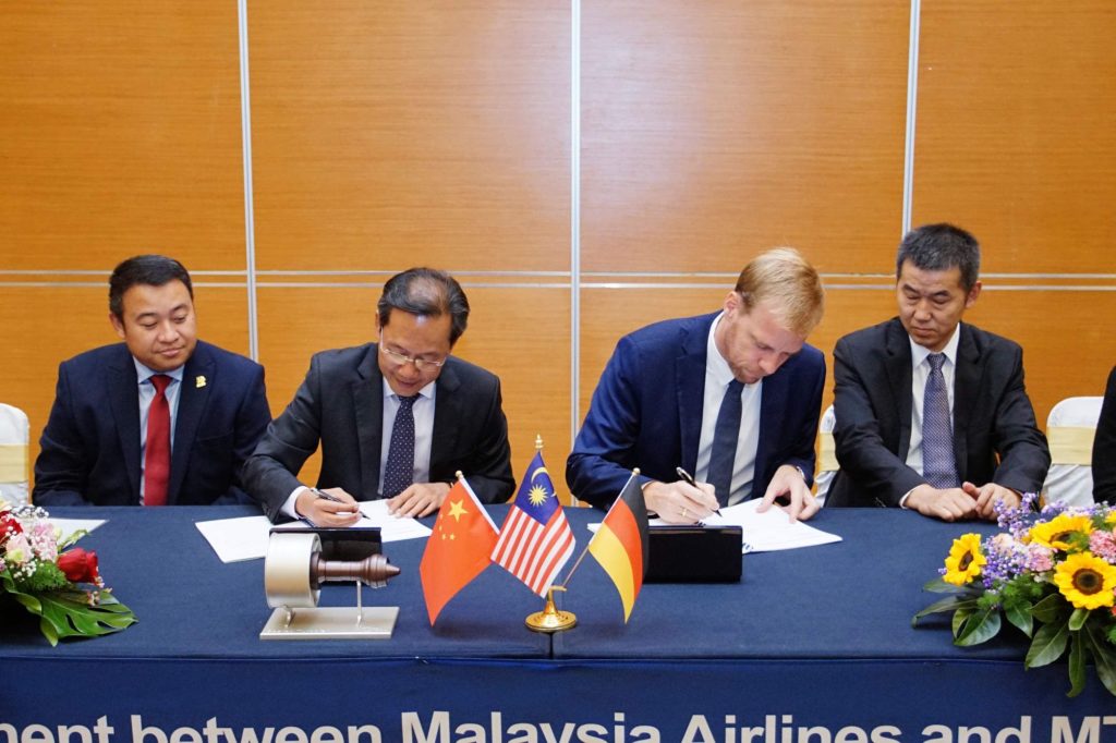 MTU Maintenance und Malaysia Airlines Berhad haben einen Vertrag für die mehr als 100 Triebwerke des Typs CFM56-7B der Fluglinie unterzeichnet.