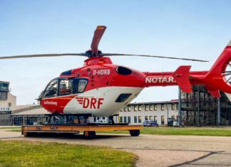 Bluttransport per Rettungshubschrauber "Christoph 53"