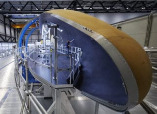 Herstellung von Ariane 5-Nutzlastverkleidungen in Emmen