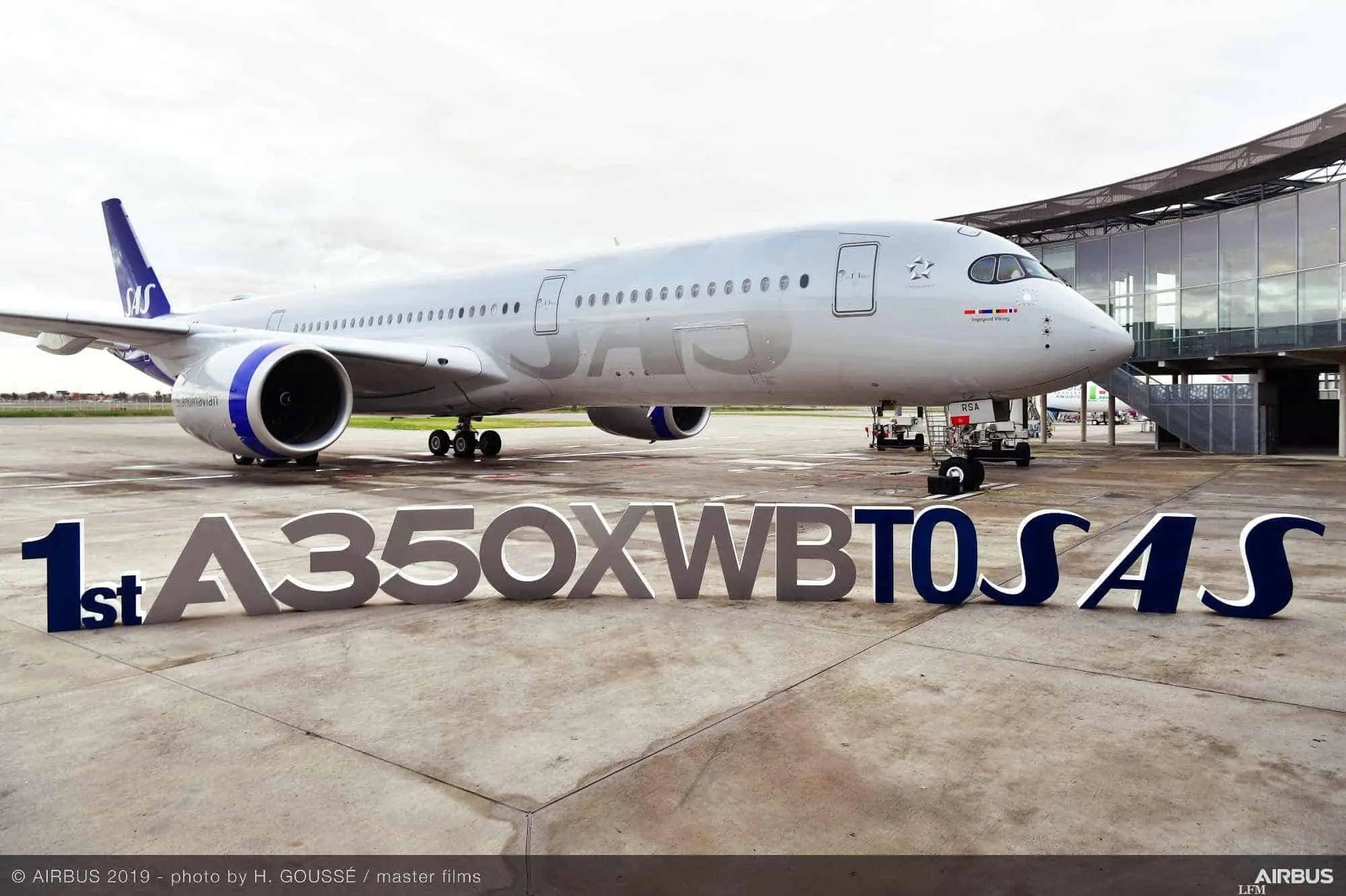 SAS übernimmt ihren ersten Airbus A350 XWB
