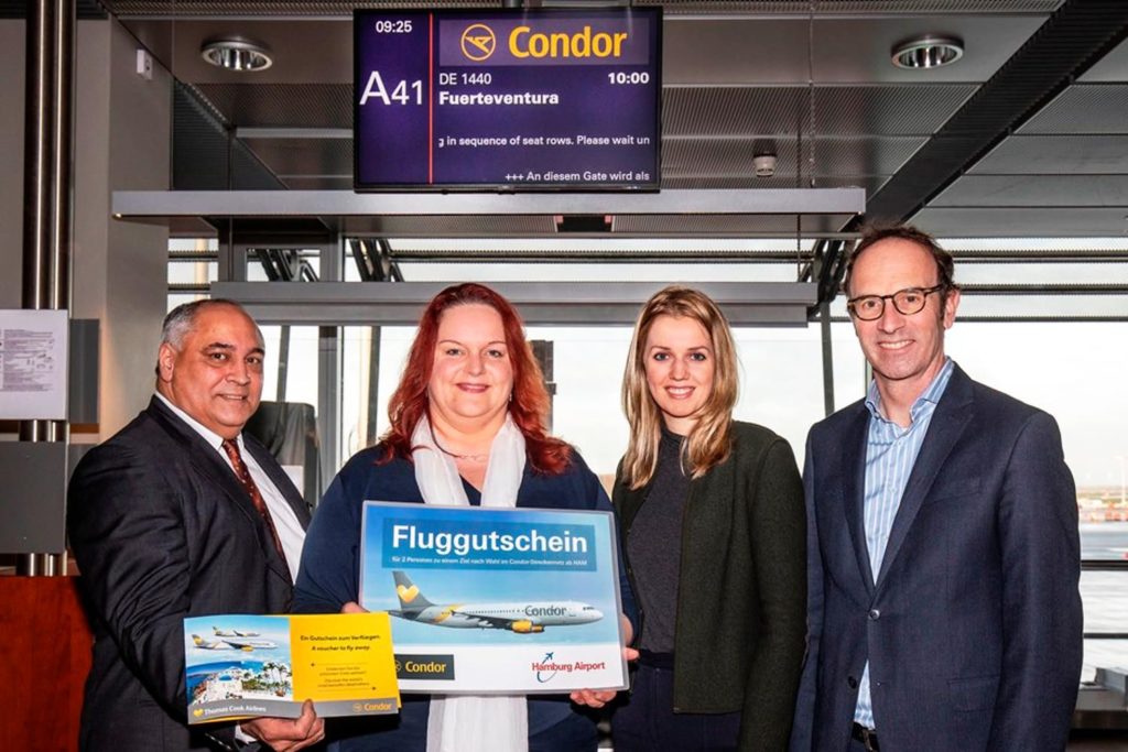 Condor feiert Passagierekord in Hamburg