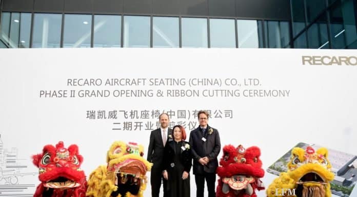 Neue Recaro Anlage baut 60.000 Flugzeugsitze in China Neue Recaro Anlage baut 60.000 Flugzeugsitze in China