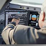 Airbus A350 XWB mit Touchscreen und Glas-Cockpit