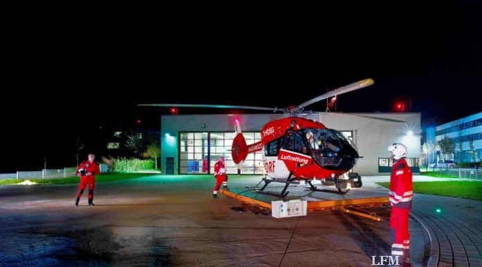 Hubschrauber "Christoph Regensburg" weiter rot-weiß
