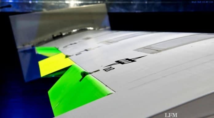 Böenlastreduzierung: DLR testet Flügel mit drei Klappen