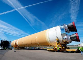 Boeing liefert Space Launch System Hauptstufe an NASA