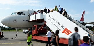Flughafen Friedrichshafen: Passagierrückgang gedämpft