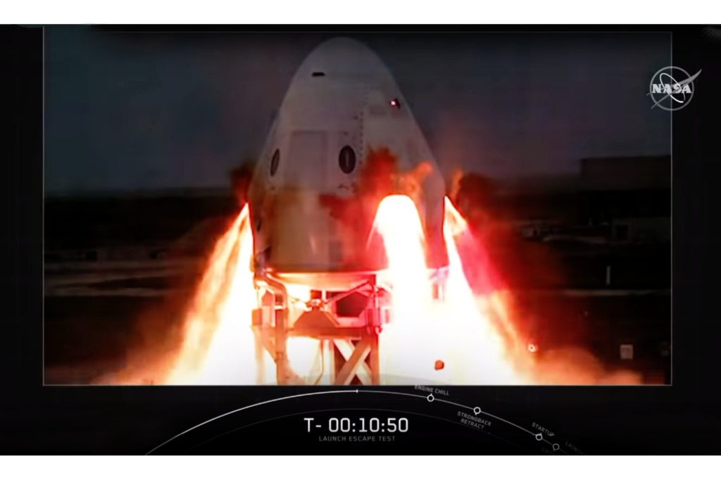 NASA und SpaceX: Spektakulärer Katastrophentest